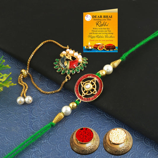 Tanusha Jewels Rakhi Set For Bhaiya and Bhabhi