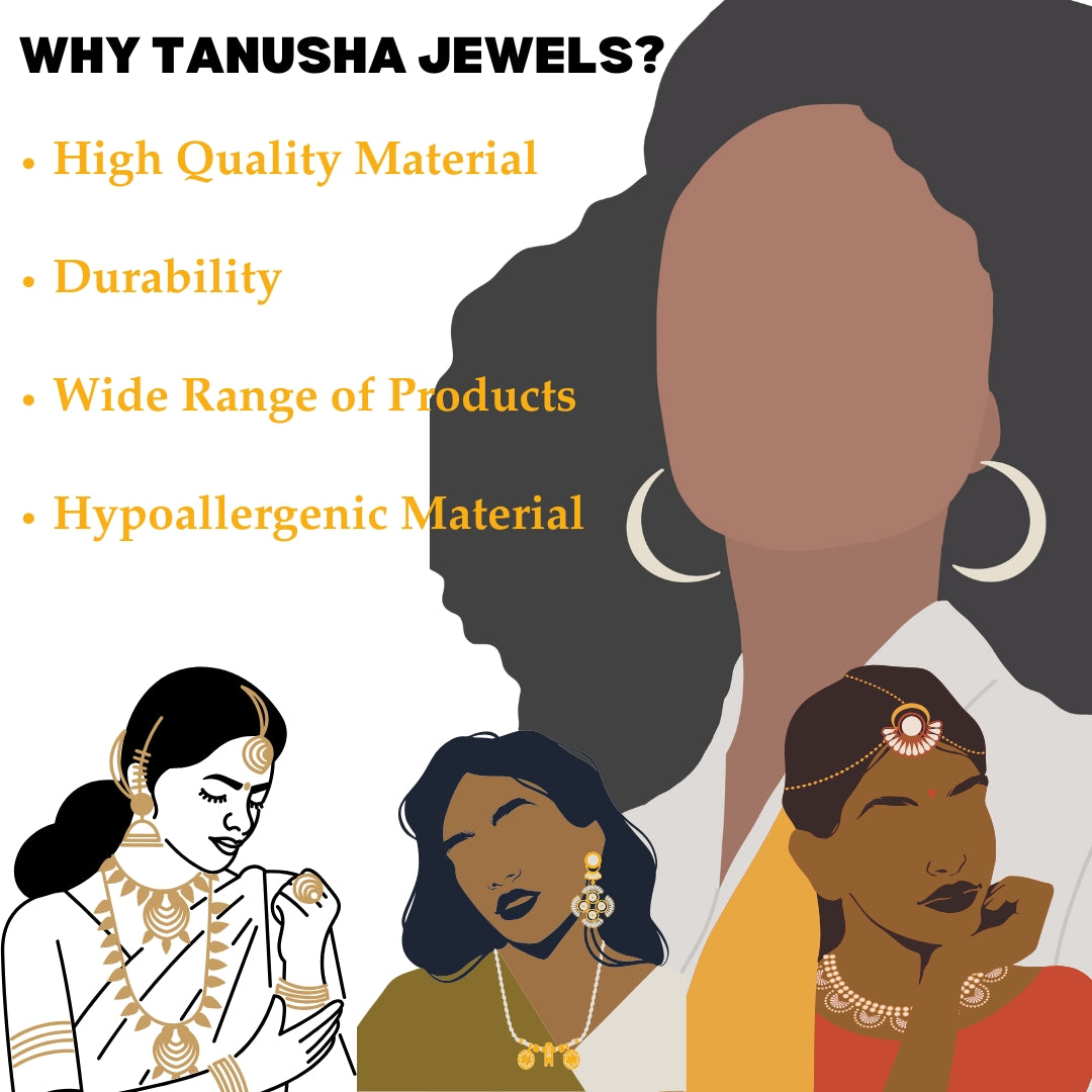 Tanusha Jewels Adjustable Statement Ring for Women and Girls