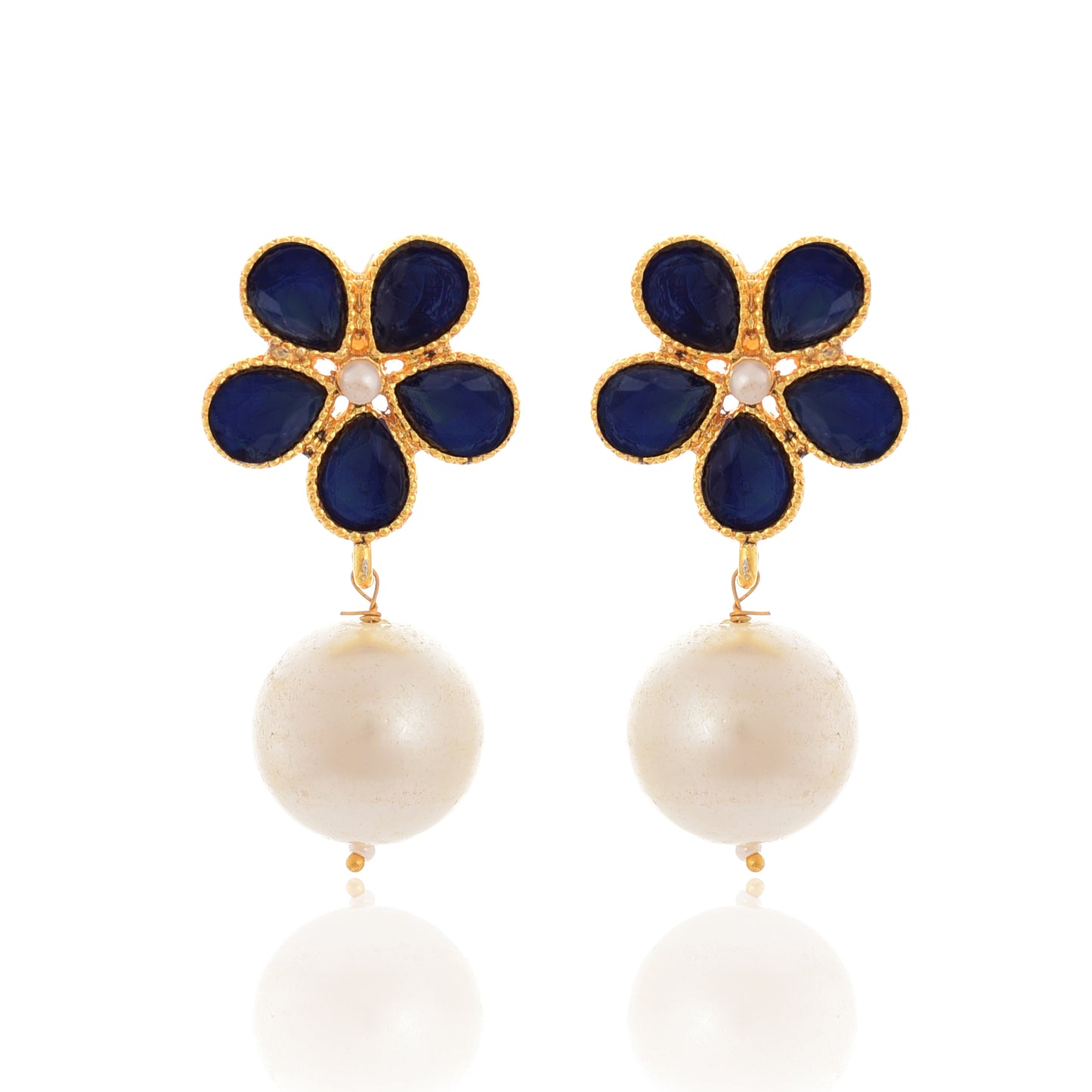 Tanusha Jewels Simple & Elegant Pearl Drop Earings For Womens & Girls